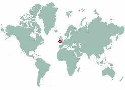 St. Agnes in world map