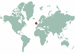 City of Belfast in world map
